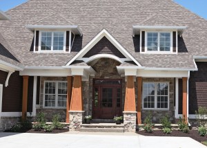 Exterior of Custom Luxury Home by Madison Custom Homes Inc. - Central Indiana
