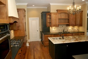 Custom Homes Built, Luxury Kitchens, Professional-Grade Range / Cook-Top, Granite-Topped Island w/ Sink, Madison Custom Homes Inc., Indianapolis, IN