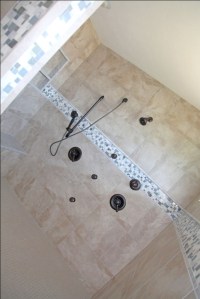 Master Bathroom, Walk-In Shower, Granite Tile, Built-In Toiletry Shelves, Indiana Luxury Home Builder, Indianapolis, Madison Custom Homes Inc.