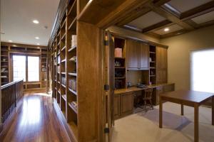 Home Office of Custom Luxury Home by Madison Custom Homes Inc. - Central Indiana