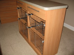 Dressing Room Counter in Master Bedroom Walk-In Closet
