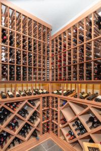 Wine Cellar of Custom Luxury Home by Madison Custom Homes Inc. - Central Indiana